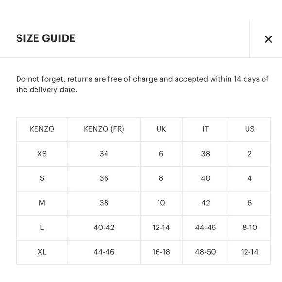 KENZO Flying Phoenix Structured Mini Skirt Cotton Red White Sz 4 New MSRP$370 - Picture 13 of 13